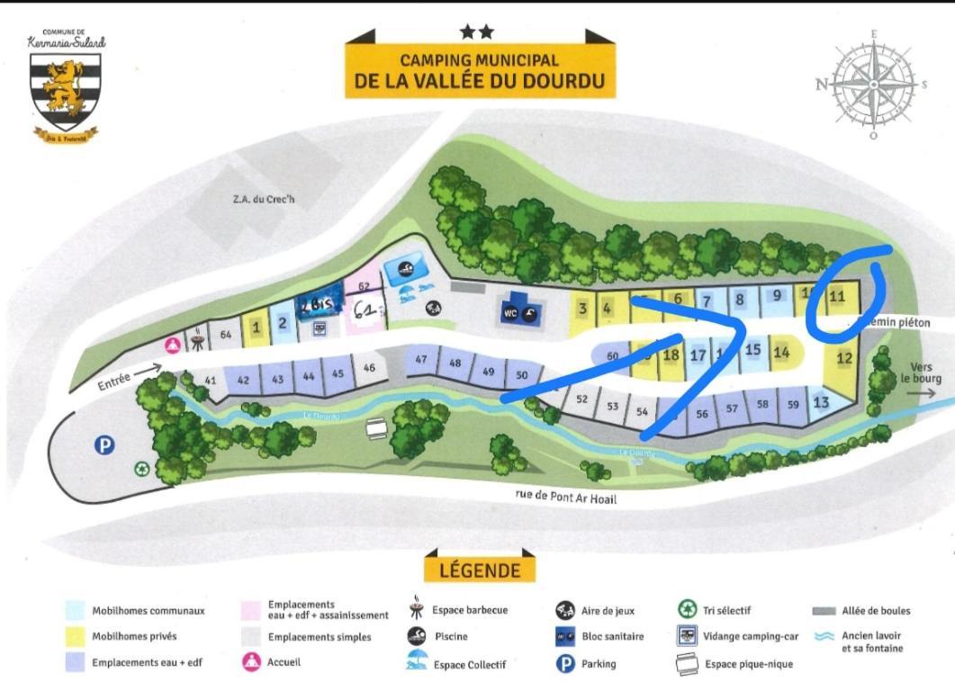 Mobil-Home Dans Camping Municipal Kermaria-Sulard Экстерьер фото